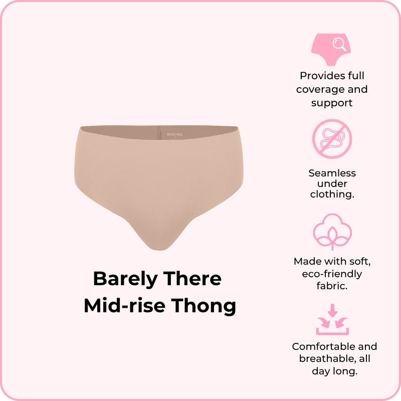 Barely There Mid-rise Thong