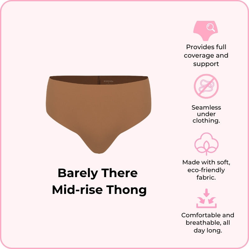 Barely There Mid-rise Thong