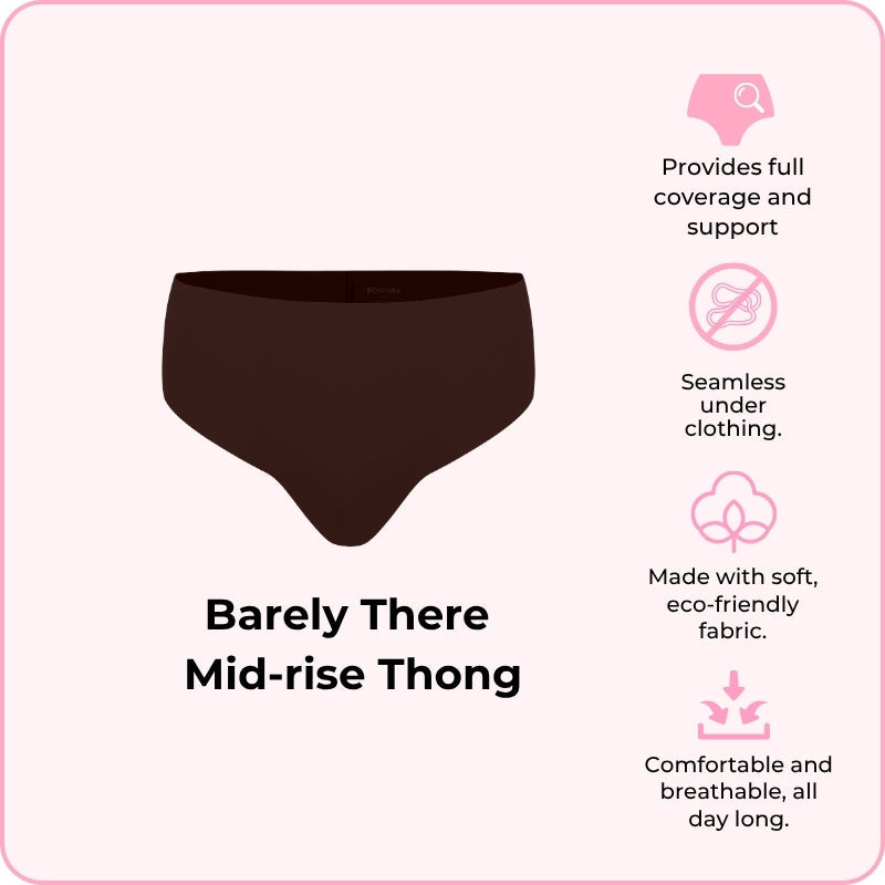Barely There Mid-rise Thong