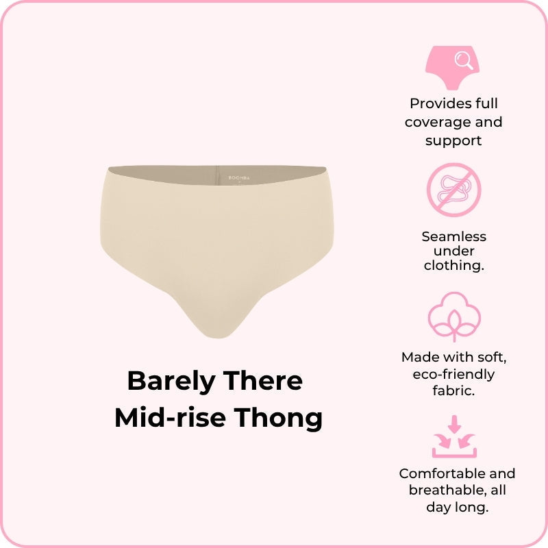 Barely There Mid-rise Thong