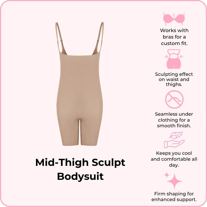 Mid-Thigh Sculpt Bodysuit